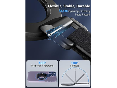 MagSafe-telefoongreep met verwijderbare magnetische ringhouder met vingerriem