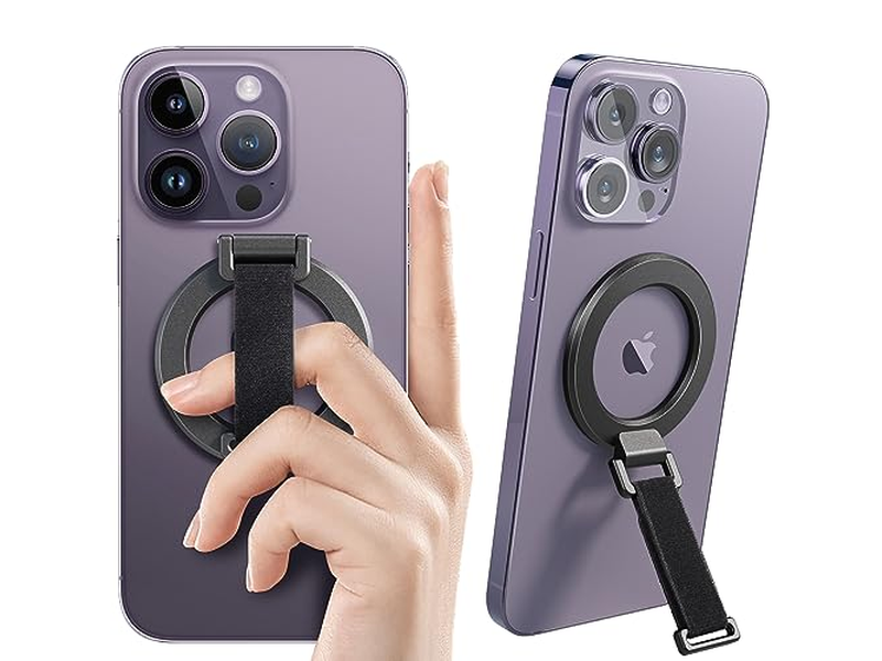 MagSafe-telefoongreep met verwijderbare magnetische ringhouder en standaard