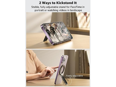 MagSafe-telefoongreep met verwijderbare magnetische ringhouder en standaard