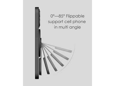 MagSafe Stand Grip - Afneembare 360 graden verstelbare telefoonstandaard - Zwart