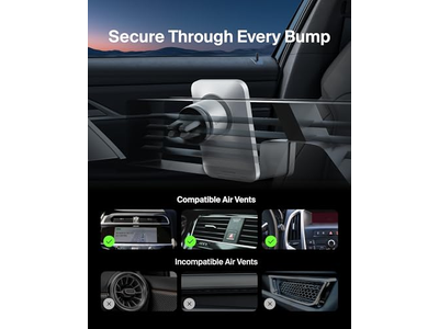 MagSafe Vent Mount Pro MagSafe iPhone-houder voor in de auto
