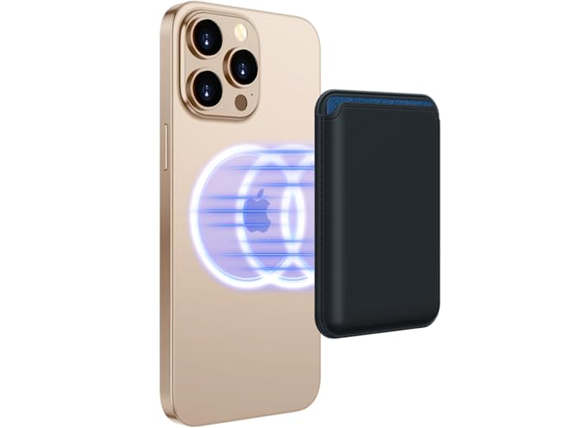 MagSafe Wallet 3-kaarthouder RFID-blokkeerbare slanke magnetische portemonnee - B