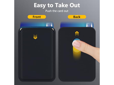 MagSafe Wallet 3-kaarthouder RFID-blokkeerbare slanke magnetische portemonnee - B