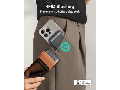 MagSafe Wallet 5-kaarthouder RFID-blokkeerbare slanke verstelbare standaard