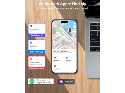 MagSafe-portemonneestandaard met Find My Anti-Lost 9-kaarthouder RFID-blok