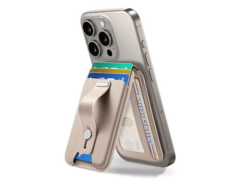 MagSafe-portemonnee met 5 kaarthouders, verstelbare standaard, RFID-blokkering