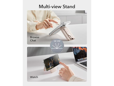 MagSafe-portemonnee met 5 kaarthouders, verstelbare standaard, RFID-blokkering