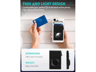 MagSafe Portemonnee met AirTag-houder Slanke creditcardhouder met elastiek