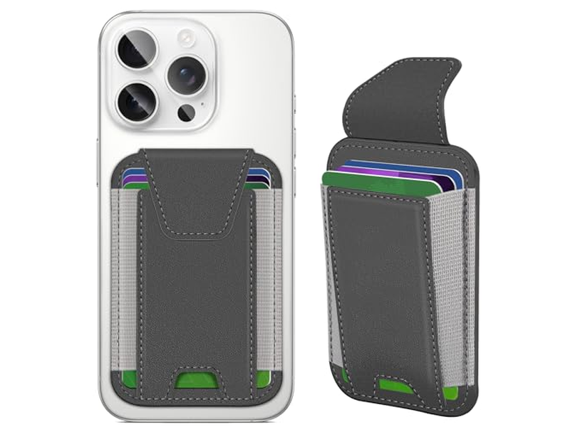 MagSafe-portemonnee met magnetische kaarthouder met privacyklep en RFID-blokkering