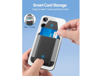 MagSafe-portemonnee met magnetische kaarthouder met privacyklep en RFID-blokkering