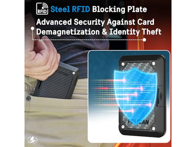 MagSafe-portemonnee met RFID-blokkering - magnetische telefoonportemonnee voor contant geld en