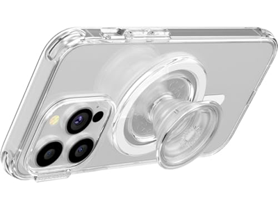 Telefoongreep voor MagSafe met standaard en veilige handgreep - transparant