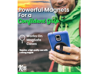 Telefoongreep met lus en standaard - Magnetisch 360 graden draaibaar statief