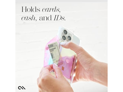 Slanke magnetische portemonnee-kaarthouder voor iPhone - biedt plaats aan maximaal 5 kaarten