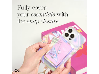 Slanke magnetische portemonnee-kaarthouder voor iPhone - biedt plaats aan maximaal 5 kaarten