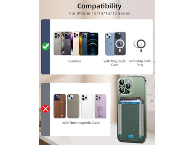 Sterkste magnetische portemonnee voor iPhone