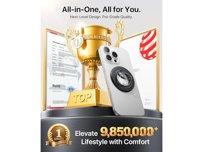 Dubbelzijdige magneet mobiele telefoon ringhouder