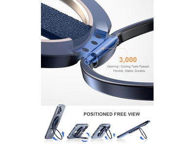 Ultra-telefoongreepstandaard met vervangbare elastische vingerlus en magneet