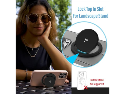 Ultradunne handgreep voor MagSafe - Popstandaard met één hand, uitbreidbaar staal