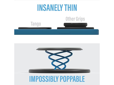 Ultradunne handgreep voor MagSafe met één hand open