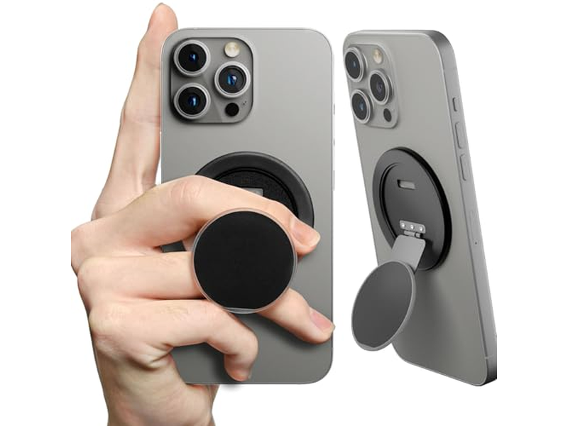 Ultradunne magnetische telefoongreep Multi-hoek ringhouderstandaard 360 graden Ro