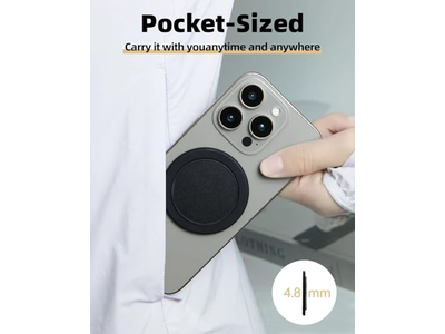 Ultradunne magnetische telefoongreep Multi-hoek ringhouderstandaard 360 graden Ro