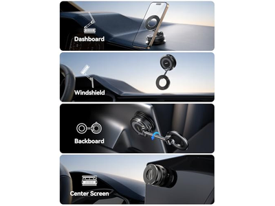 Vacuüm magnetische telefoonhouder voor in de auto