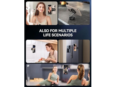 Vacuüm magnetische telefoonhouder voor in de auto